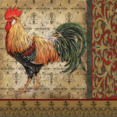 " Vintage Rooster " by Jean Plout