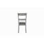 House Marchese Two Tone Grey Fabric&Pearl Grey Finish Side Chair(Set Of 2)