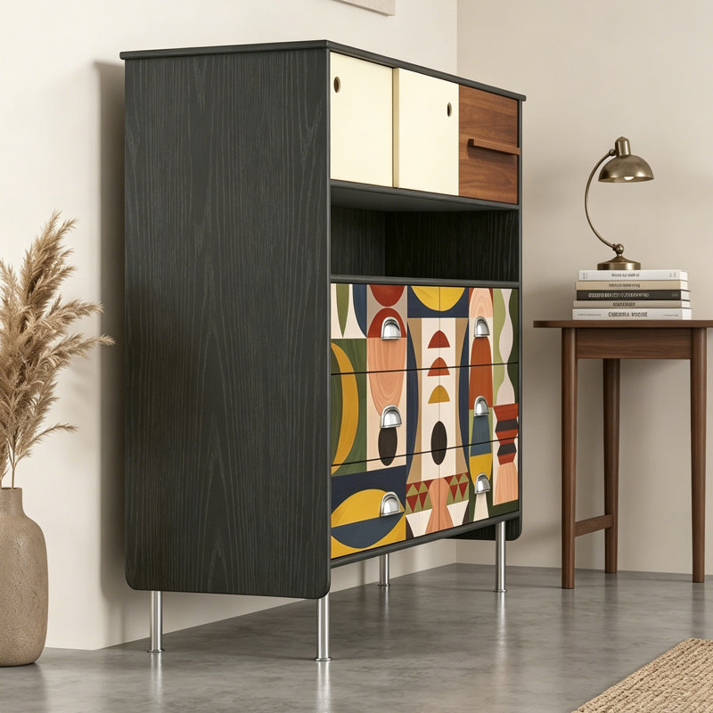 Armoire d'appoint style français rétro