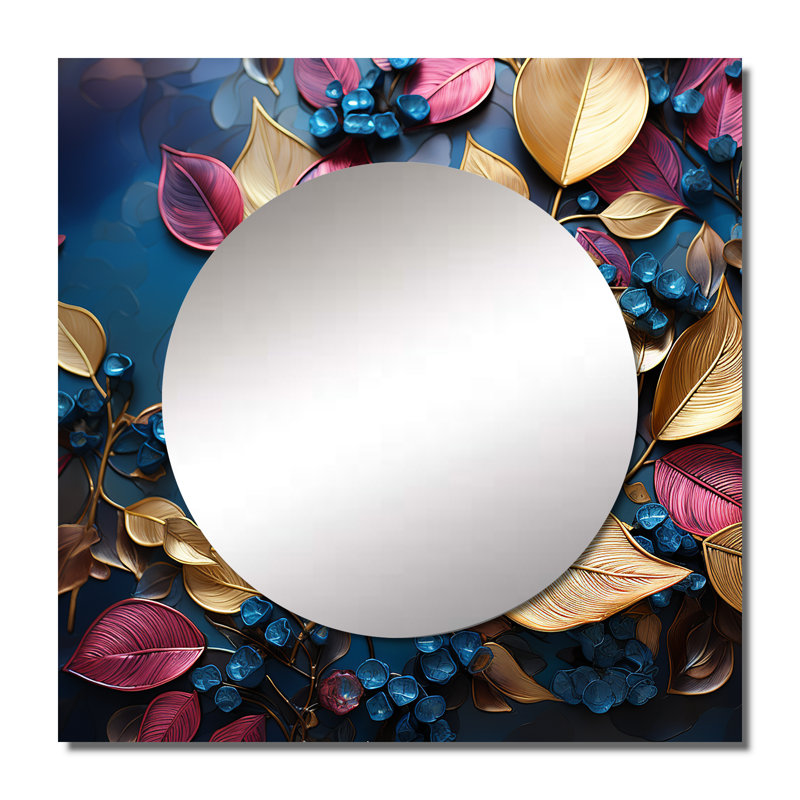 Legate - Grand miroir mural carré pour chambre à coucher, 36 po x 36 po