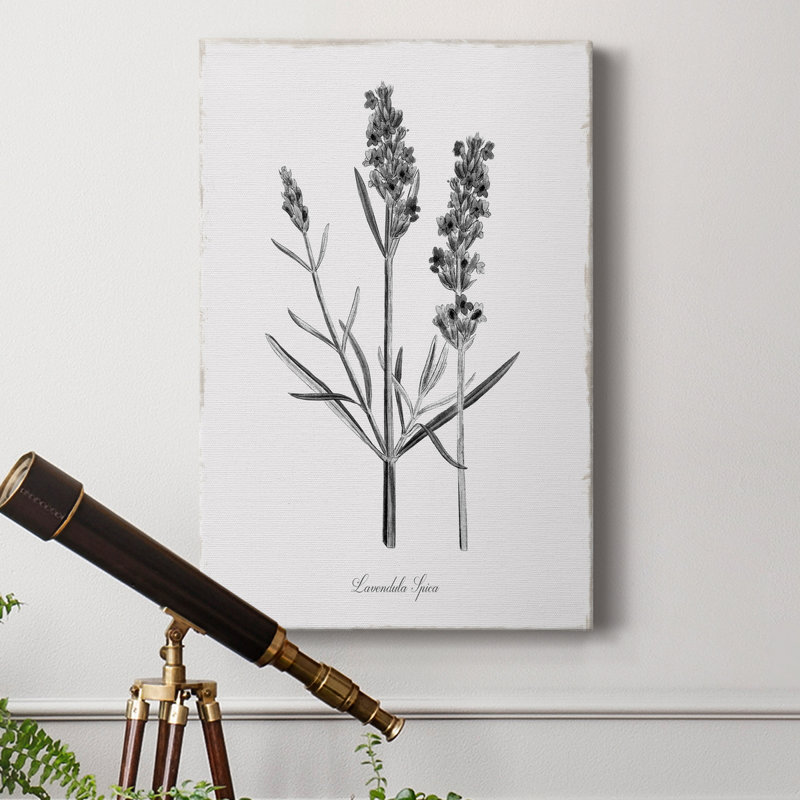 Simplement lavande - impression sur toile tendue, H 36 po x l 24 po x P 1 po