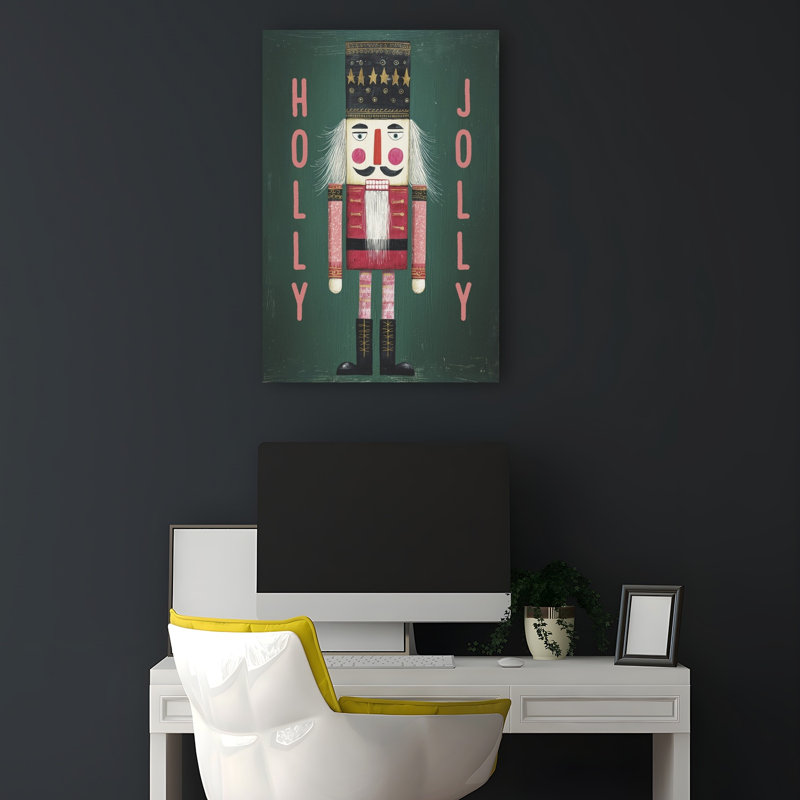 Holly Jolly, 18" H x 12" W