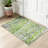 Green Tree Birch Forest Sunlight Morning Summer Abstract Machine Washable Indoor Area Rug-129431599