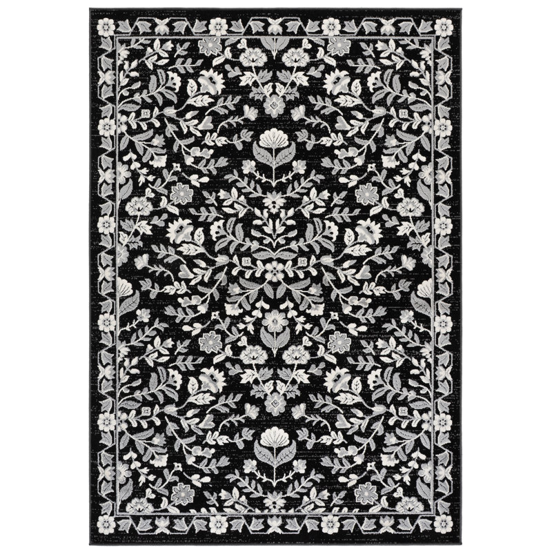Tapis à motif floral 614 Cameron, Rectangle 8' x 10'