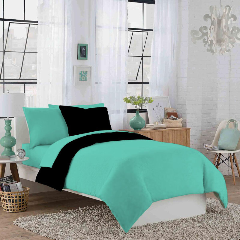 Draps-housses en microfibre 1800 ultra doux et confortable - Poche profonde de 15 po, idéale pour les dortoirs très longs, les lits d'hôpital et les très grands lits doubles réglables