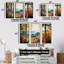 «Tropical Windows View Blooms 4 - Coastal Windows», art mural-1916625831-1916625830