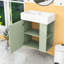 Meuble-lavabo 21,6 po avec lavabo en céramique-821159936