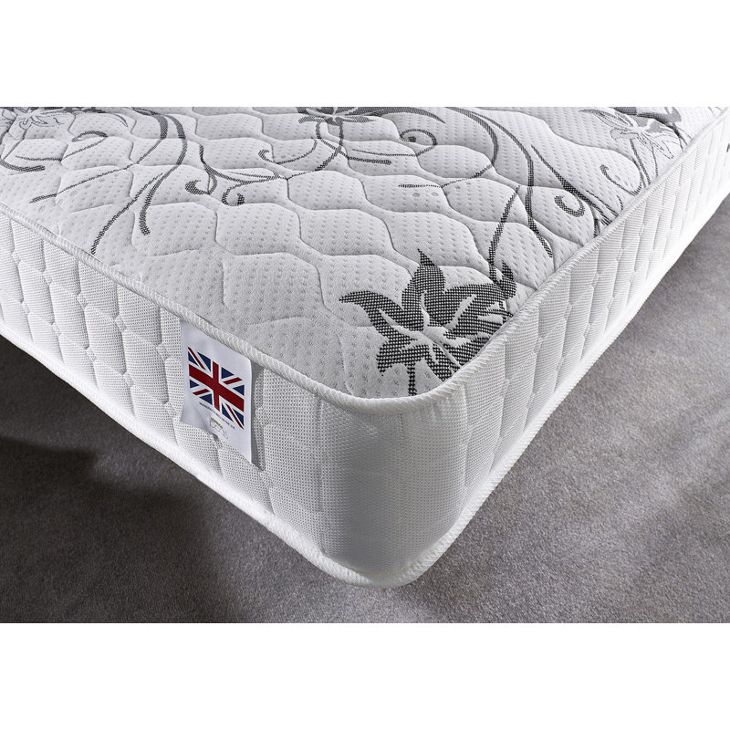 White Noise Open Coil Mattress, Double (4'6)