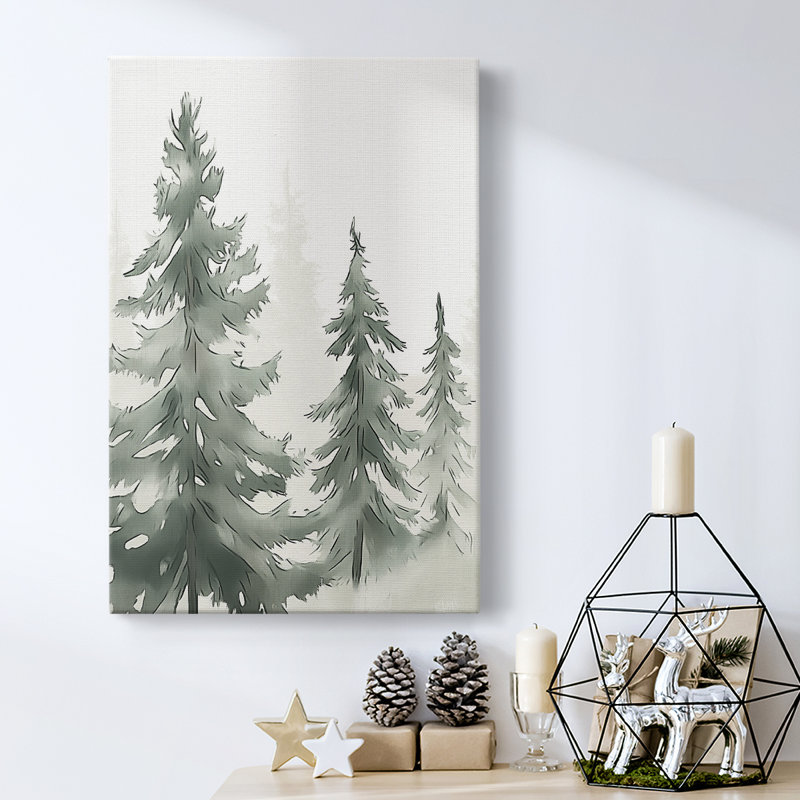 Art des Fêtes de Noël - Toile tendue avec châssis XCII, H 18 po x l 12 po