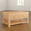 Rothbury Solid Wood Four Leg Coffee Table with Storage