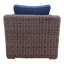 Chaise de terrasse avec coussins Janet