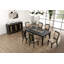 Mobilier de salle à manger espresso 1 pièce