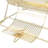 Trademark Poker Spinning Raffle Ticket Drum, Gold