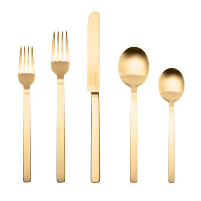 Ensemble de 5 pièces champagne Stile