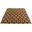Tapis brun foncé en laine nouée à la main de conception unique 18 pi x 9 pi 6 po nouvel âge 18 / 20ème