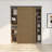 JUBEST Bypass Sliding Door Hardware, Bypass Wardrobe Closet Door Hardware Set (Door Not Included)-96910615