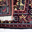 Tapis oriental beige / rouille en coton / laine 1 pi 8 po x 2 pi Sirise