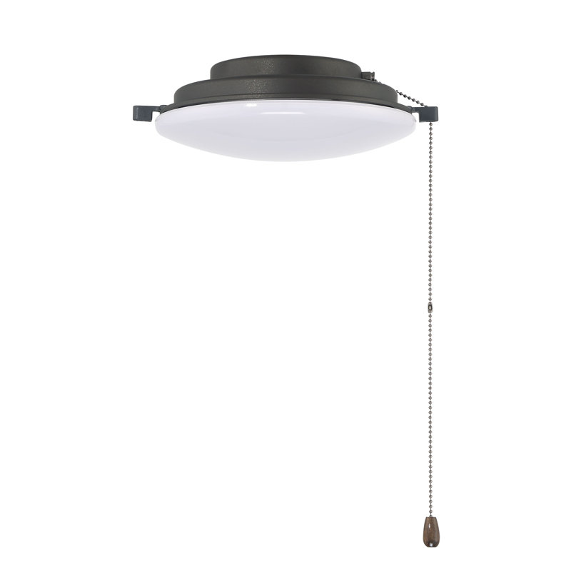 Ventilateur de plafond à DEL 1 lumière, Espresso