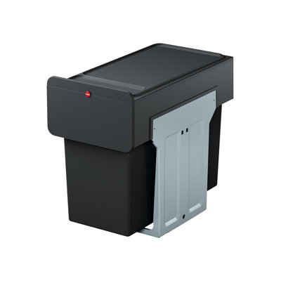 Plastic Manual Lift Multi-Compartments Trash & Recycling Bin