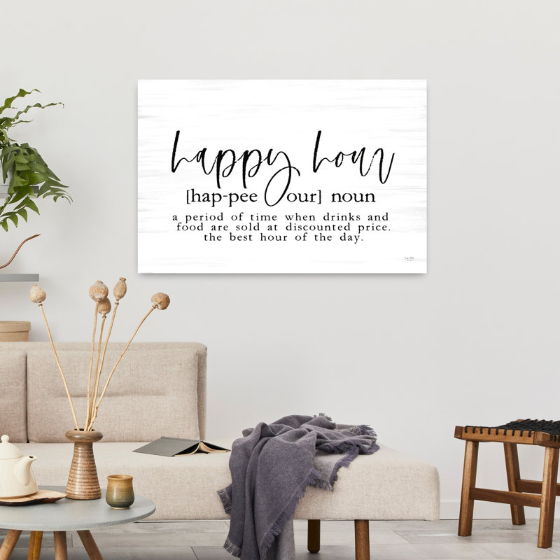 Happy Hour définition abstraite, art contemporain, H 24 po x l 36 po