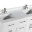  Ensemble de meuble-lavabo double 60 "avec miroir 60"-707484718