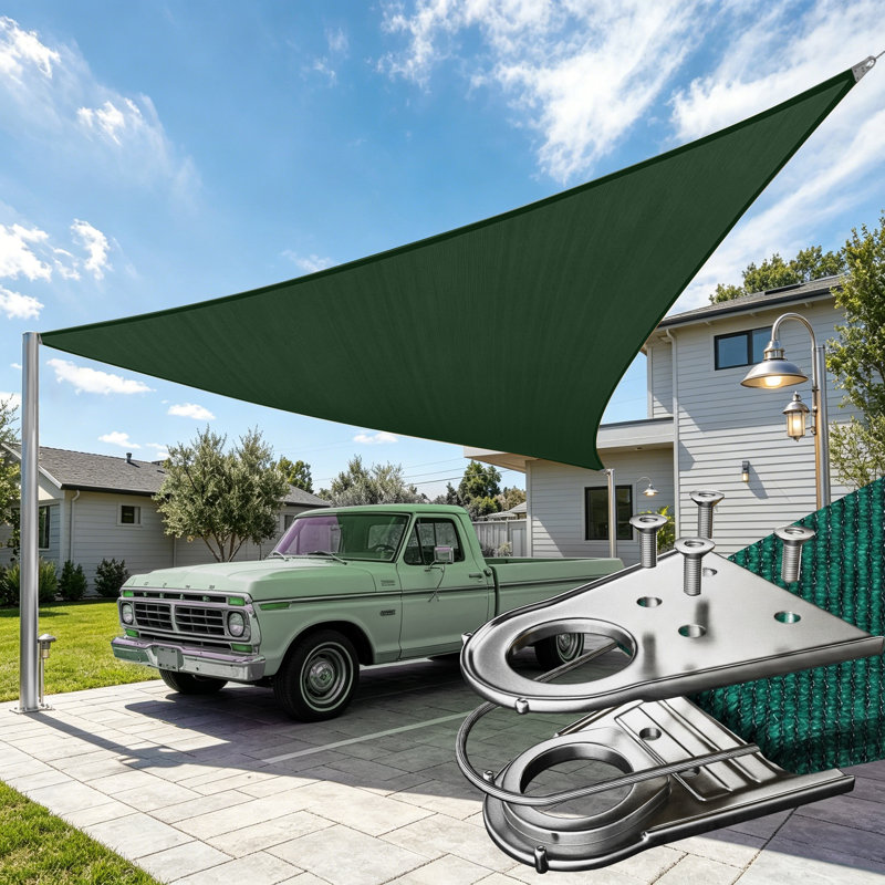 Voile d'ombrage royal, Vert, 21 pi x 21 pi x 21 pi
