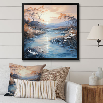 «Lakes Rivers Charm», impression d'art sur toile