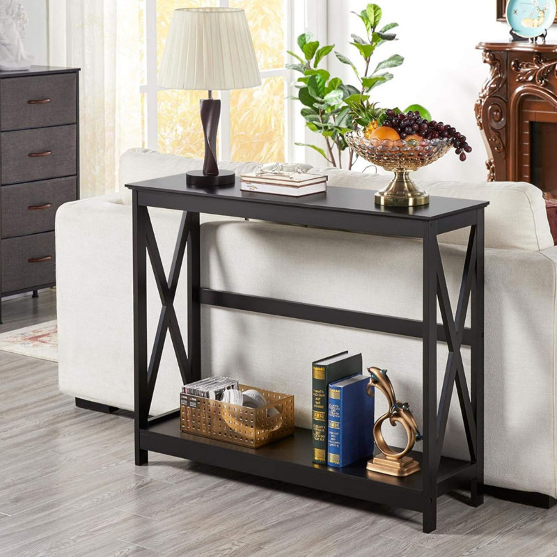 Theo 40'' Console Table, Black
