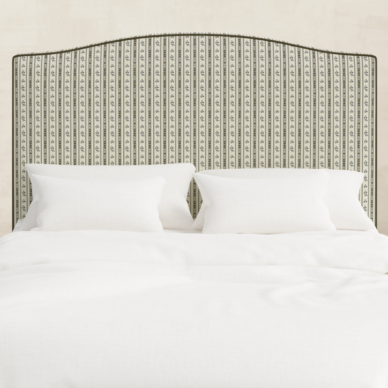 Upholstered Headboard, Queen, Olive