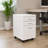 Contemporary Rolling Mobile File Cabinet With Storage Drawers & Printer Stand For Modern Office-1008904156