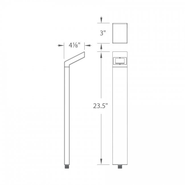 Low Voltage Metal Pathway Light