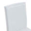 Spacious Modern Dining Table Sets With Storage And White Pu Chairs