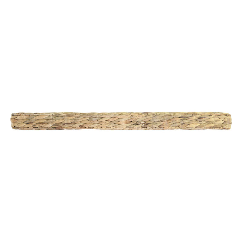Tablette murale en jacinthe d'eau tissée à la main, H 2 po x l 23,5 po x P 4,75 po, Brun
