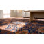 Tapis bleu Oushak turc bleu