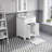 Minnetrista Single Bathroom Vanity with Marble Top-31600040-121417043