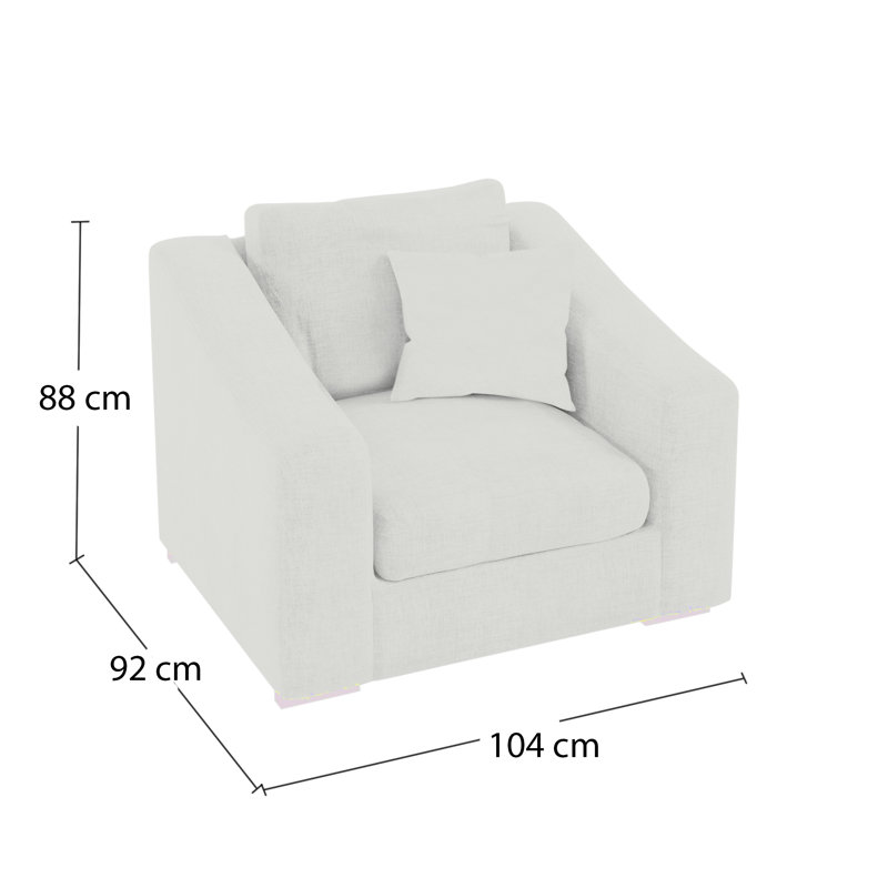 Northwest Hills Upholstered Armchair, Grey