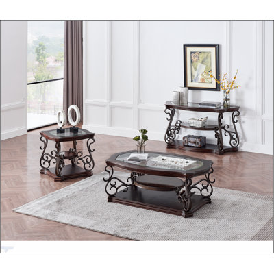 Sleek Console Table with Glass Top and Marble Paper Shelf, Powder-Coated Metal Legs for Modern Interiors
