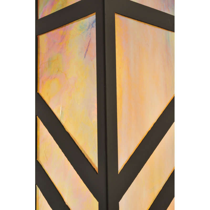 Applique murale en bronze à 1 lumière à intensité variable Santa Fe, H 22 po x l 7 po x P 6,5 po