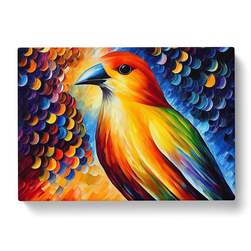 Bird Vol.4 Abstract - Wrapped Canvas, 35cm H x 50cm W x 3cm D