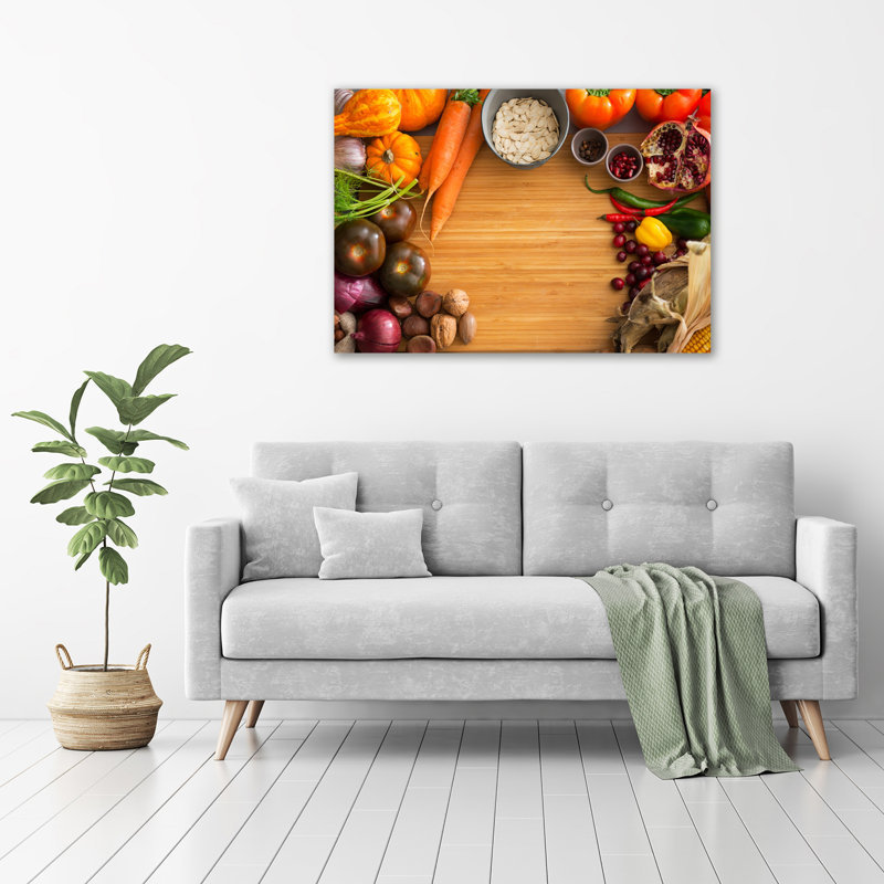 Autumn Vegetables - Wrapped Canvas Print