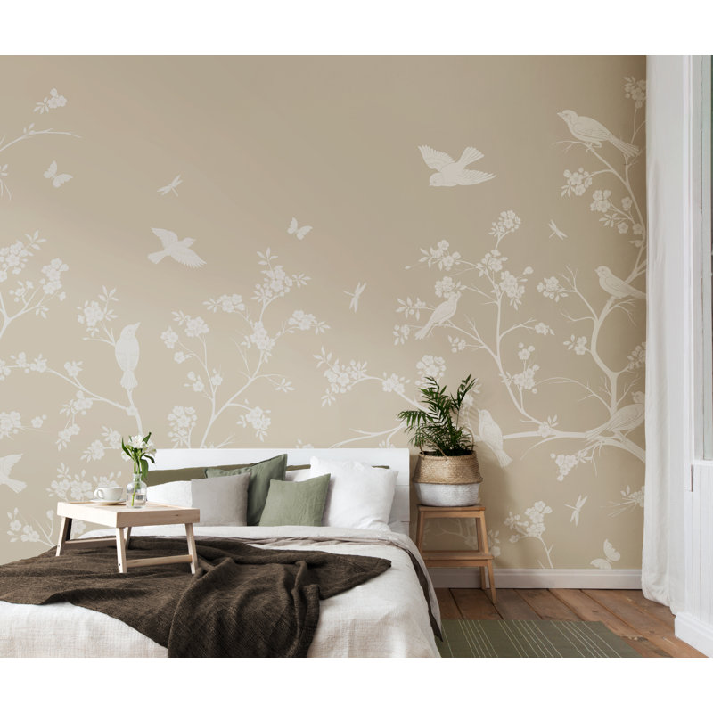 Lark Manor Blossom Trail Matte Roll, 240cm L x 300cm W, Natural Stone Matt