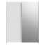 Modern Double Door Wardrobe with Floorlength Mirror, Sliding Doors, Engineered Wood, White, 150,1 cm W x190.5 cm H x 61.2 cm D