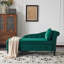 Modern Nailhead-trim & Button-tufted Lounge Chair, Velvet Chaise Lounge Sofa With Storage, Bedroom And Office-1609986892