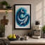 Whale in Motion Coastal - Wrapped Canvas-1923296106-1923296108