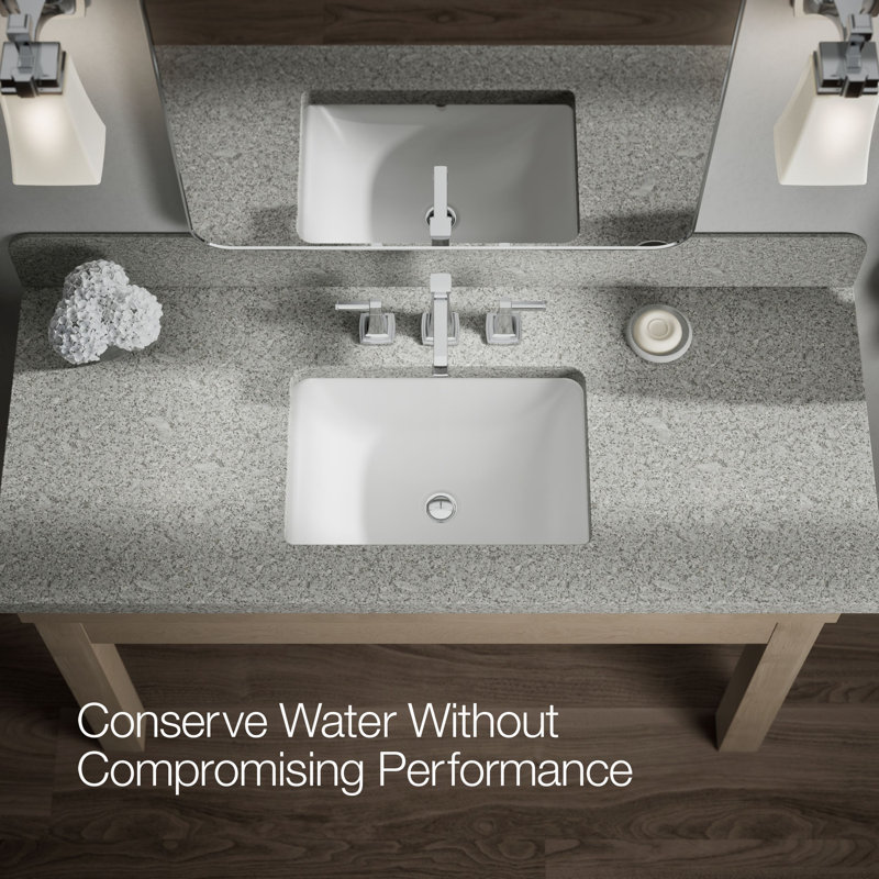 Riff Widespread Bathroom Sink Faucet, Polished Chrome, 1.2 GPM