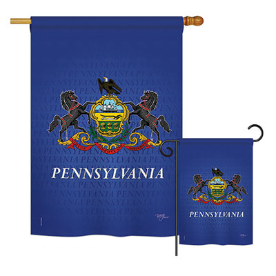 Double Sided Polyester Garden Flag