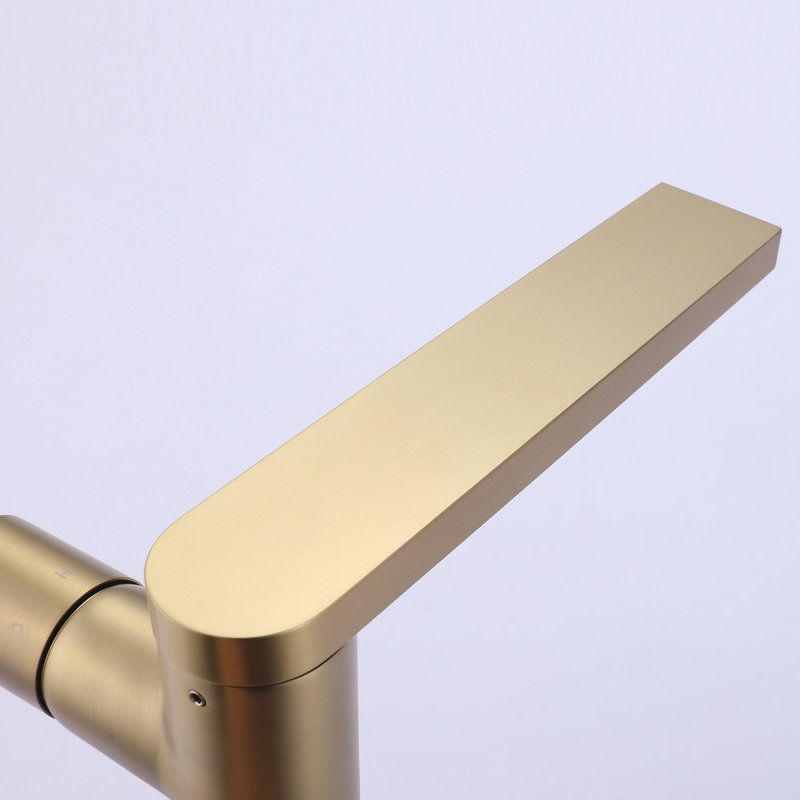 Vessel Sink Faucet Single-handle Bathroom Faucet, Brushed Gold