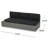 PUERTA LEFT 3 SEATER SOFA