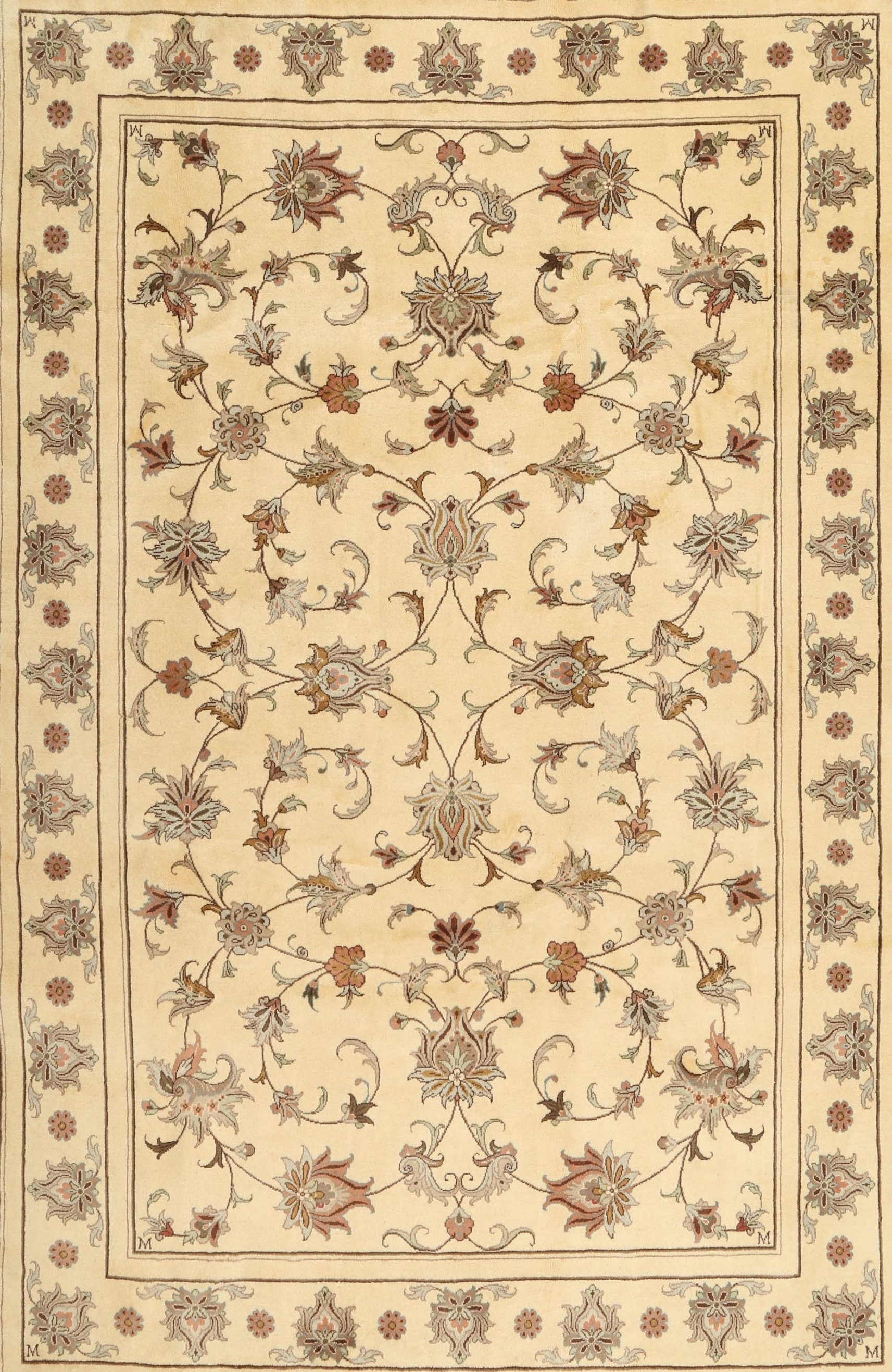 Hokku Designs Telly Hand-Tufted Wool Beige Area Rug | Wayfair