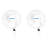 Hurricane 22.1'' Oscillating Wall Mounted Fan Fan